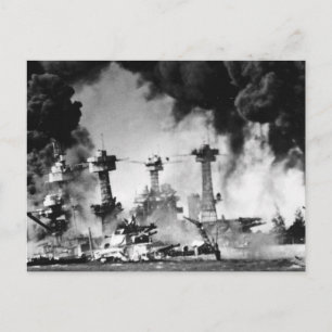 Cartão Postal USS West Virginia em Pearl Harbor