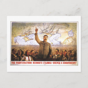 Cartão Postal USSR CCCP Guerra Fria União Soviética de Propaga