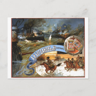 Cartão Postal USSR CCCP Guerra Fria União Soviética de Propaga