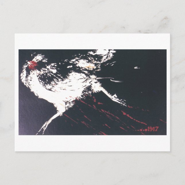 Cartão Postal USSR CCCP Guerra Fria União Soviética de Propagand (Frente)