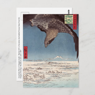 Cartão Postal Utagawa Hiroshige - Fukagawa Susaki e Jumantsubo