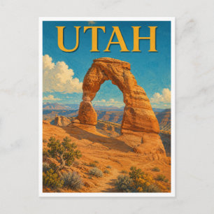 Cartão Postal Utah Arco Delicado GeoSaga