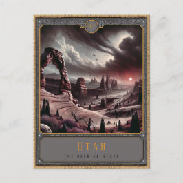 Cartão Postal Utah | Cartão-postal de arte gótica