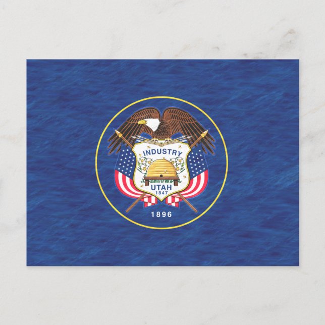 CARTÃO POSTAL UTAH FLAG (Frente)