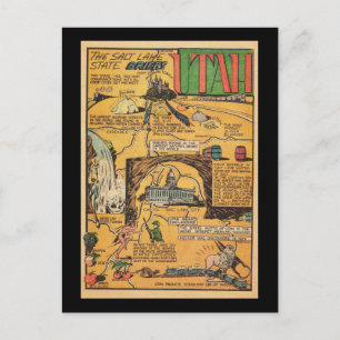 Cartão Postal Utah, o Estado do Lago Salt
