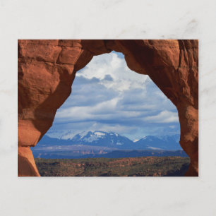 Cartão Postal Utah, Parque Nacional Arches, Arco Delicado