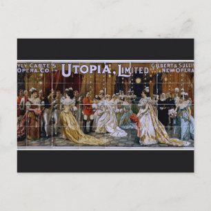 Cartão Postal Utopia, Limited Teatro Vintage