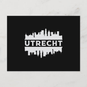 Cartão Postal Utrecht City Cityscape Skyline Trip Funny Gift