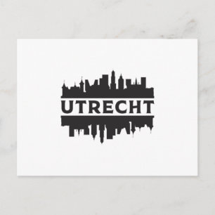 Cartão Postal Utrecht City Cityscape Skyline Viagem Funny Gift