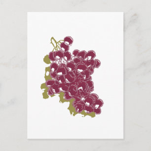 Cartão Postal Uvas