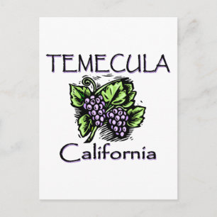 Cartão Postal Uvas de Temecula
