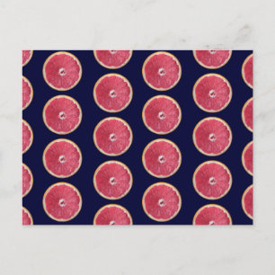 Cartão Postal Uvas Vermelhas Suculentas