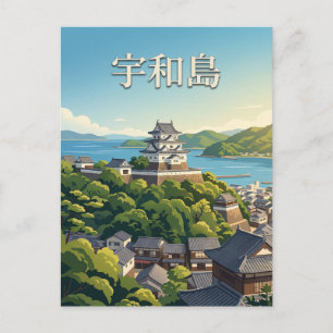 Cartão Postal Uwajima Japão