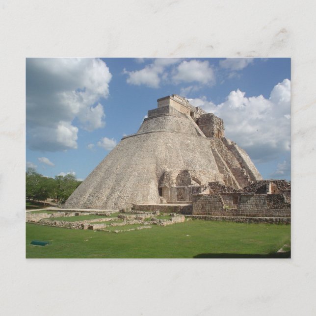 Cartão postal Uxmal em Yucatán, México (Frente)