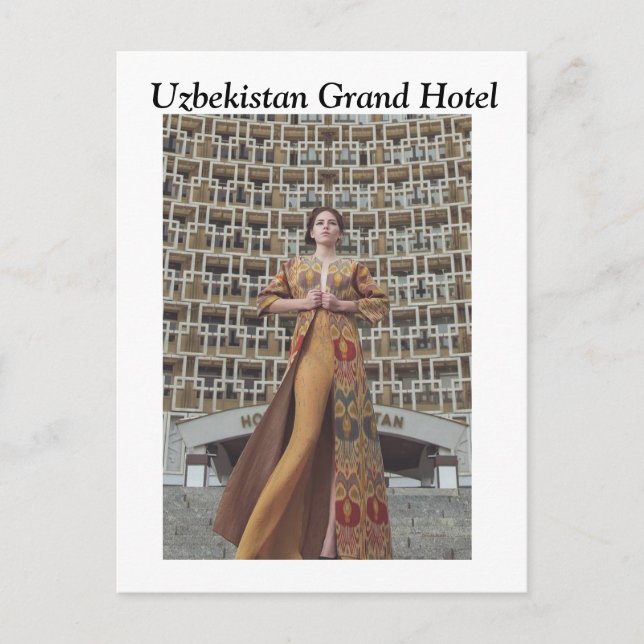 CARTÃO POSTAL UZBEKISTAN HOTEL (Frente)