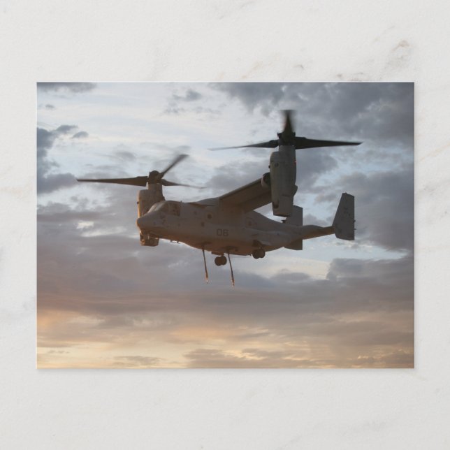 Cartão Postal V-22 Osprey (Frente)