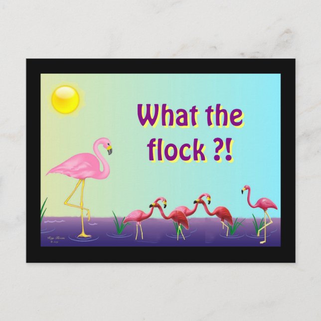 Cartão Postal Vá Se Danar (Frente)