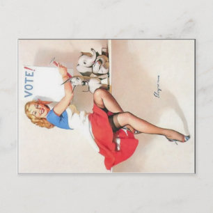 Cartão Postal Vá Votar! 