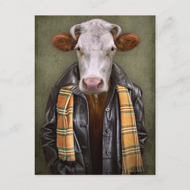 Cartão Postal Vaca (Frente)