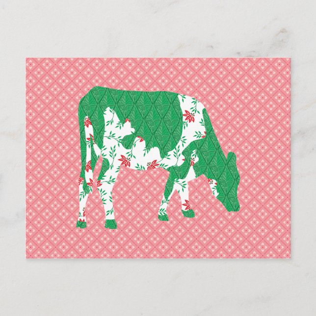 Cartão Postal Vaca frísio, koe frísio (Frente)