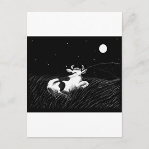 Cartão Postal Vaca Meia-Noite