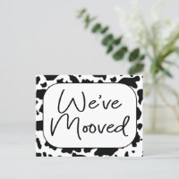 Vaca nova e engraçada morada que movemos