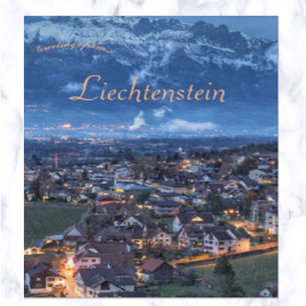 Cartão Postal Vaduz Liechtenstein