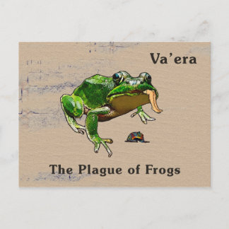 Cartão Postal Va'era - Rãs