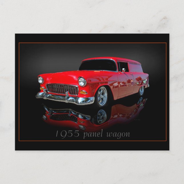 Cartão Postal Vagão do painel de 1955 (Frente)