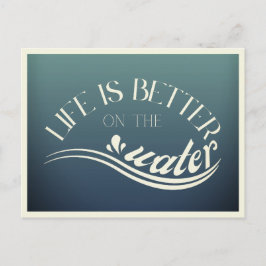 Cartão Postal Vagas de navegação por meio de Surf desportivo com