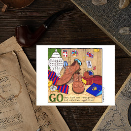 Cartão Postal Vai! Cartão-postal Inspirativo