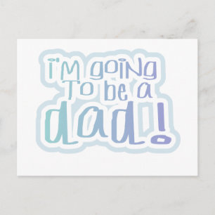 Cartão Postal Vai ser um Camiseta Pai e presentes
