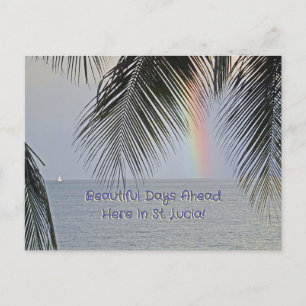 CARTÃO POSTAL "VAI SER UM DIA MARAVILHOSO NA RUA. LUCIA"