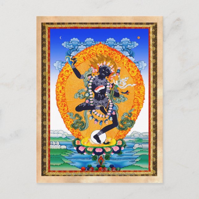 Cartão Postal Vajravarahi Legal oriental tibetano Nairatmya (Frente)