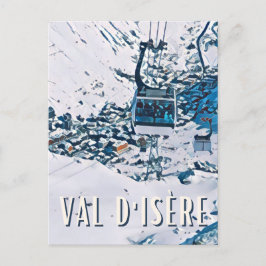 Cartão Postal Val d'Isère Station de ski