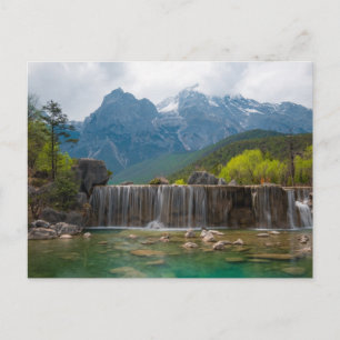 Cartão Postal Vale da Lua Azul   Montanha de Neve Jade Dragon