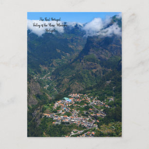 Cartão Postal Vale das freiras, Madeira, Portugal