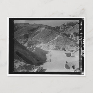 Cartão Postal Vale das Túmulas Reais, Mostrando Tutankhaman c. 1