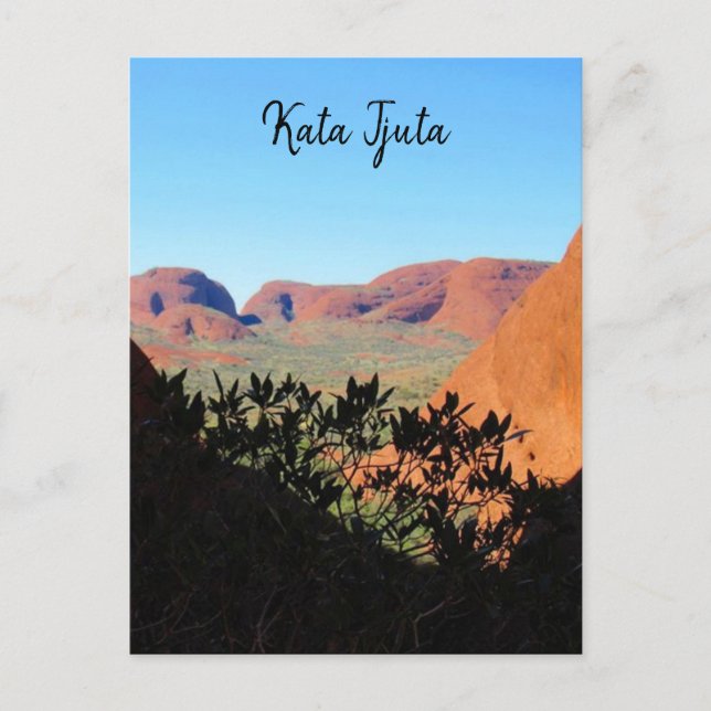 Cartão Postal vale de kata tjuta (Frente)