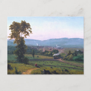 Cartão Postal Vale de Lackawanna por George Inness