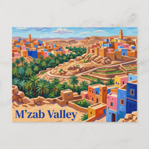 Cartão Postal Vale de M'zab Argélia