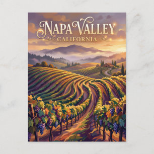 Cartão Postal Vale de Napa Califórnia