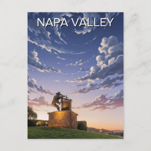 Cartão Postal Vale de Napa Califórnia