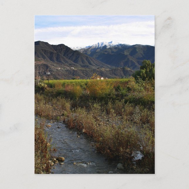 Cartão Postal Vale de Ojai (Frente)