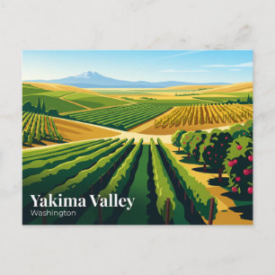 Cartão Postal Vale de Yakima EUA