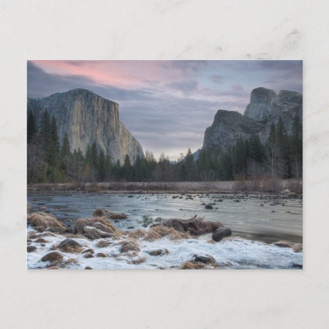 Cartão Postal Vale de Yosemite (Frente)