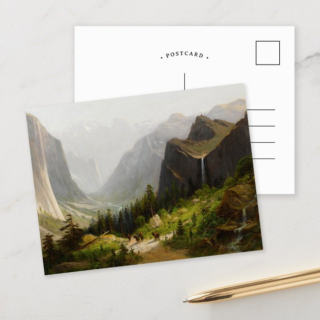 Cartão Postal Vale de Yosemite, CA | Frederick Ferdinand Schafer (Criador carregado)