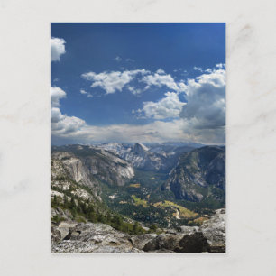 Cartão Postal Vale do Yosemite e Meia-Domo do Pico da Águia