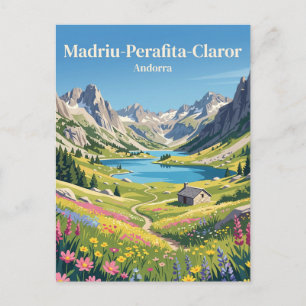 Cartão Postal Vale Madriu-Perafita-Claror Andorra