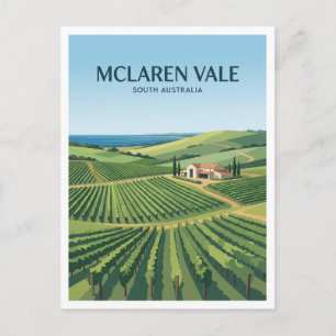Cartão Postal Vale McLaren Austrália